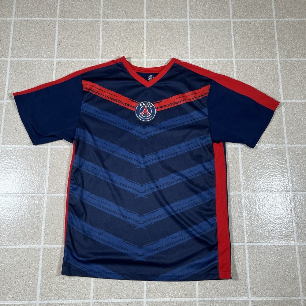 Paris Saint Germain PSG Football Soccer Shirt Jersey Men' Large